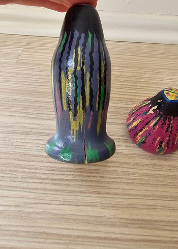 El Yapımı Özbek Ahşap Yöresel Figür Seti - Görsel 7