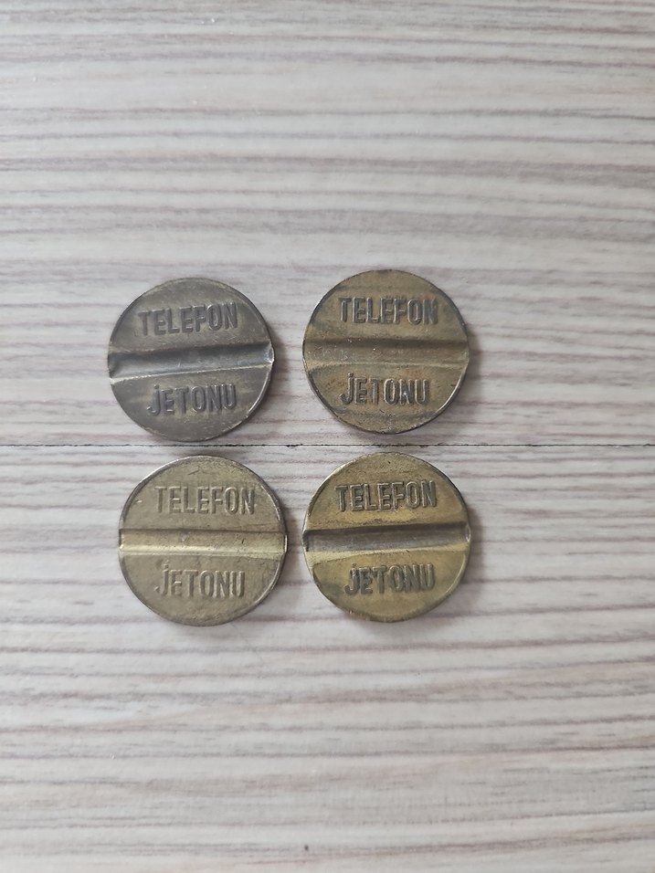 Koleksiyonluk Nostalji Ptt Telefon Jetonu - Görsel 2