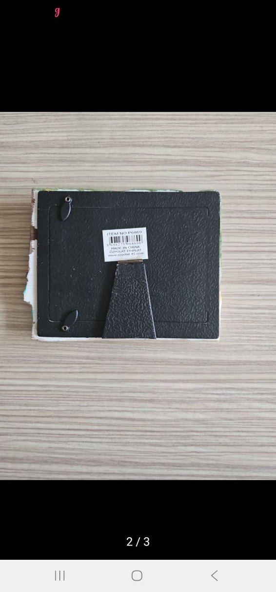 Vintage Biblolu Ayaklı Çerçeve - Görsel 2