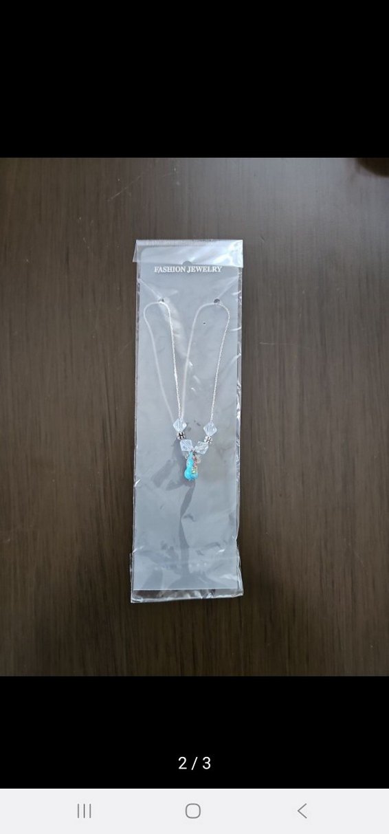 Vintage Tel Ve Mine İşlemeli Kolye - Görsel 2