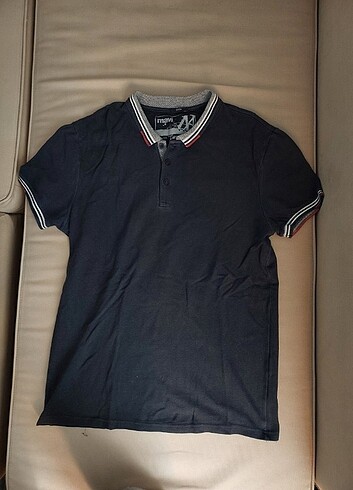 Mavi L Beden Polo Yaka