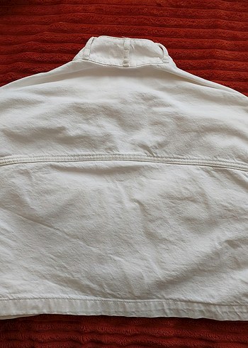 34 Beden Bershka Kot Ceket Crop