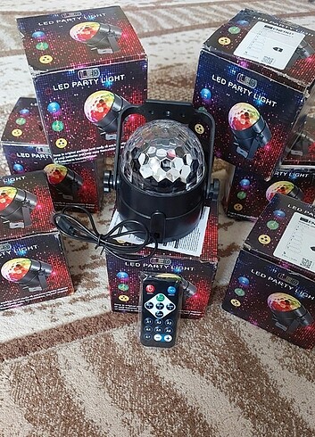 RGB Sihirli Top Parti Işığı