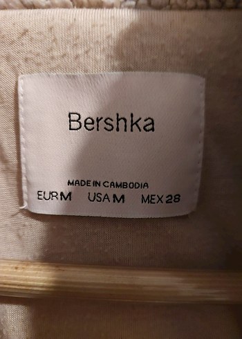 Bershka Bej Kısa Yumuşak Kadın Ceket