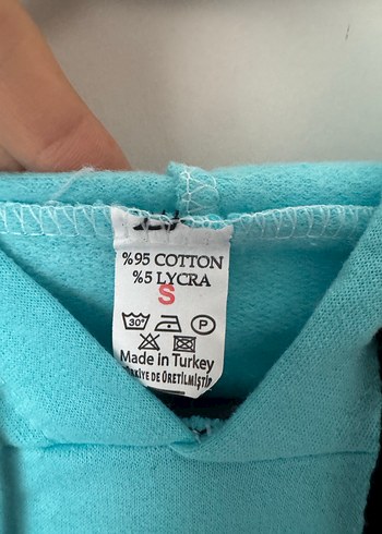 Turkuaz Minnie Mouse Baskılı Kapüşonlu Takım - Görsel 3