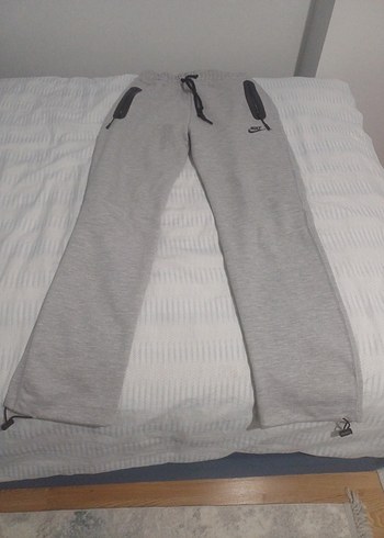 Nike Gri Fermuarlı Erkek Eşofman Altı - Görsel 8