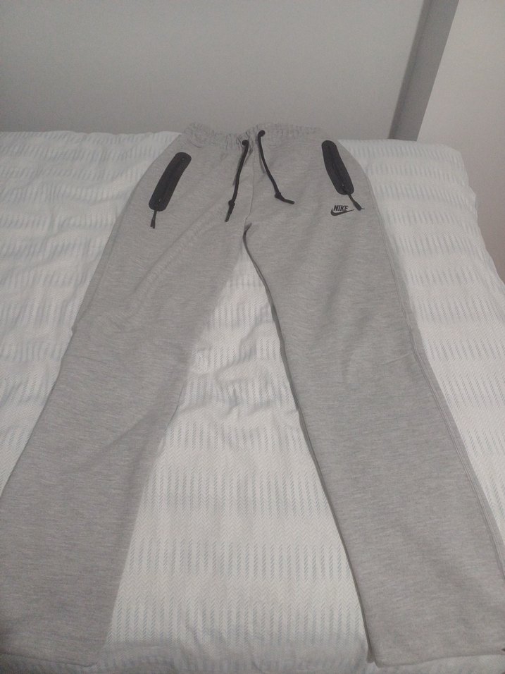 Nike Gri Fermuarlı Erkek Eşofman Altı - Görsel 3