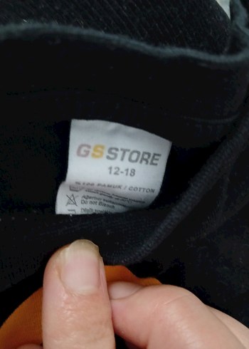 Kolsuz Siyah Baskılı Bebek Body - Görsel 2