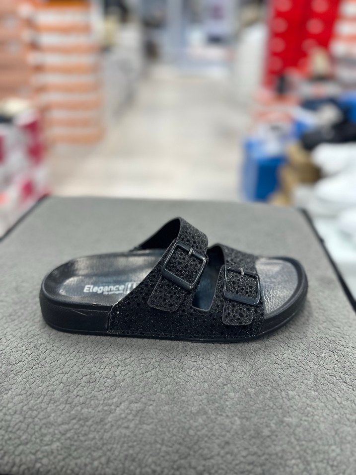 SİYAH SİMLİ KADIN TERLİK 36-40 NUMARA ARALIĞI - Görsel 2