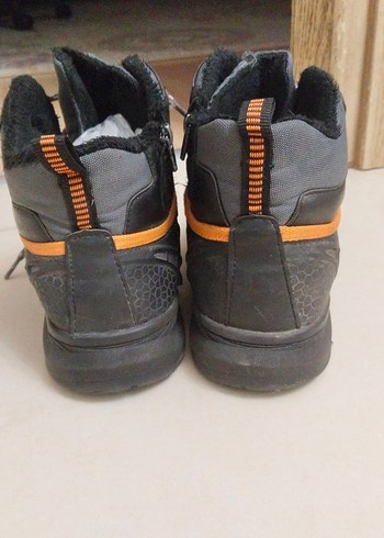 Gri Bağcıklı Erkek Biker Botları - Görsel 6