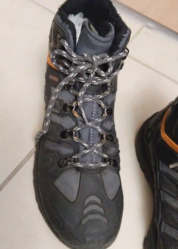 Gri Bağcıklı Erkek Biker Botları - Görsel 4