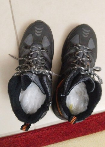 Gri Bağcıklı Erkek Biker Botları - Görsel 7