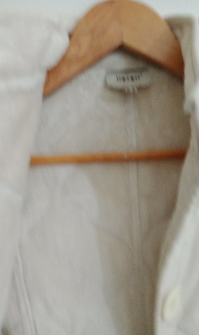 Düğmeli Krem Kadın Mont - Görsel 3