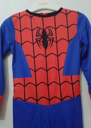 Renkli Baskılı Çocuk Spiderman Kostümü - Görsel 2