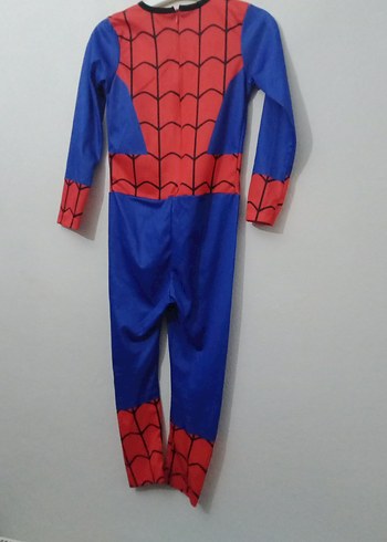 Renkli Baskılı Çocuk Spiderman Kostümü - Görsel 3