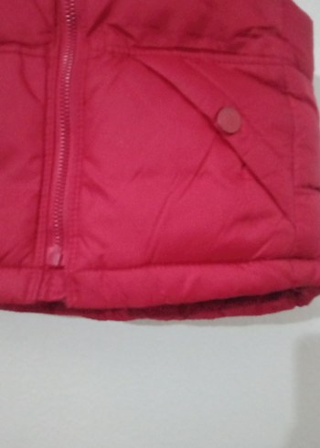 Çocuk Kırmızı Kapüşonlu Şişme Yelek - Görsel 2