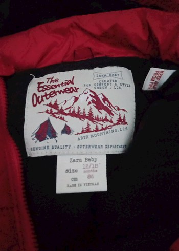 Çocuk Kırmızı Kapüşonlu Şişme Yelek - Görsel 5