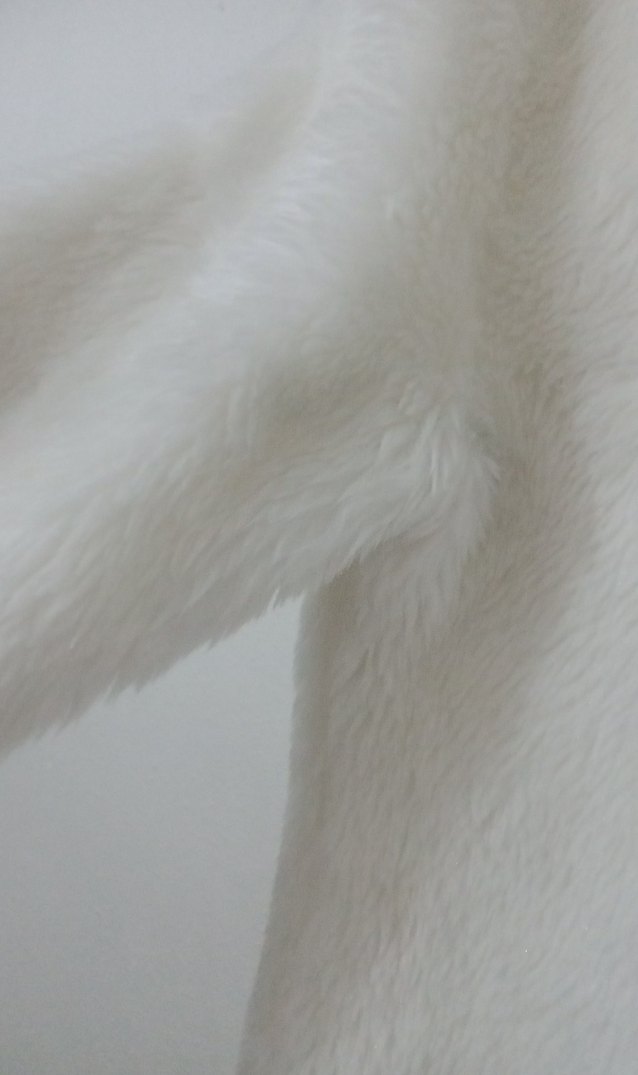 Beyaz Kürk Detaylı Kadın Mont - Görsel 5