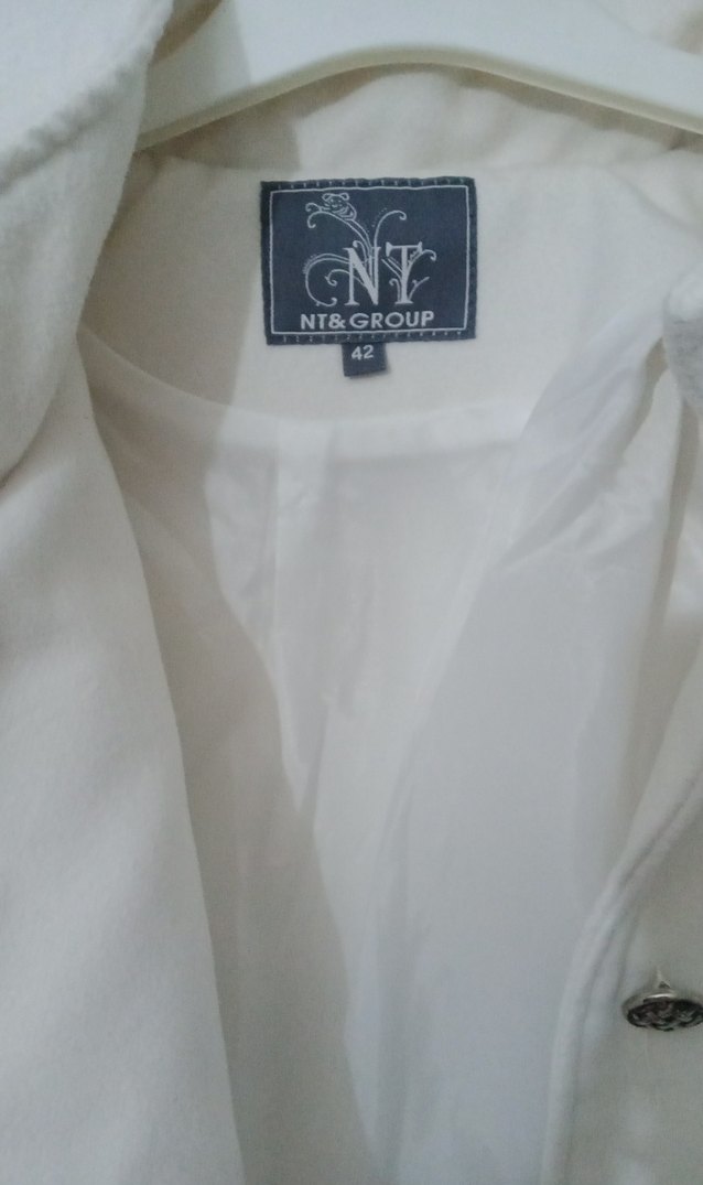 Düğmeli Krem Kaşe Mont - Görsel 3