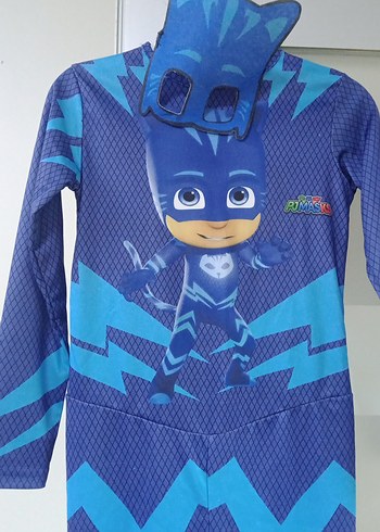 Çocuk Pijamaskeliler kostümü kedi çocuk - Görsel 2