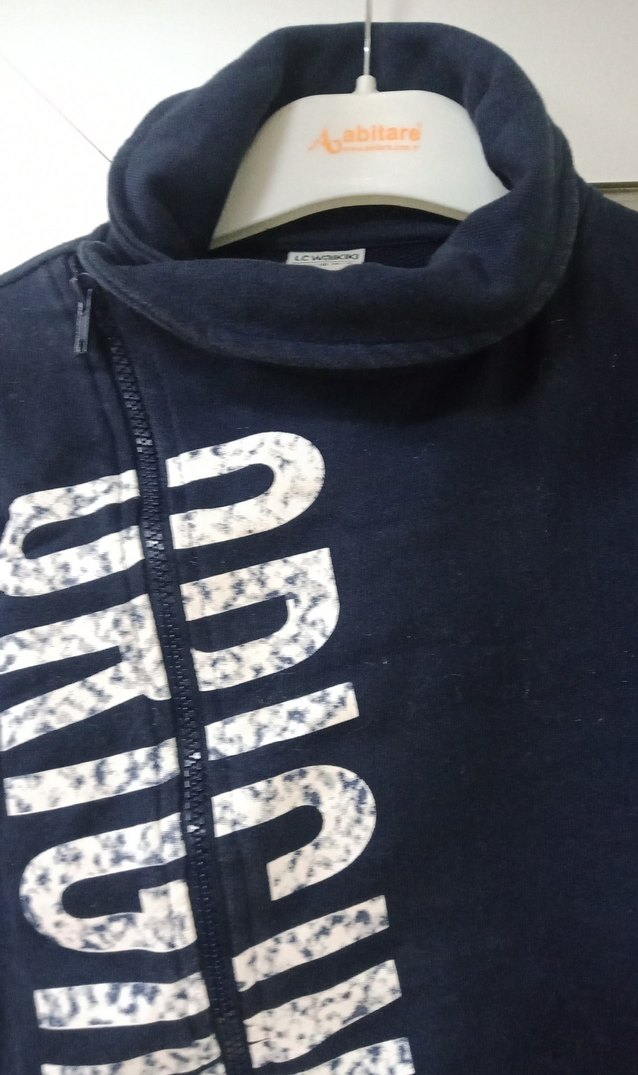 Erkek Çocuk Lacivert Fermuarlı Sweatshirt - Görsel 2