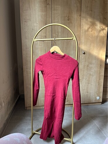 Bordo elbise