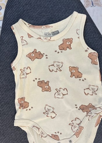 Bebek Kız Kısa Kollu Düğmeli Body - Görsel 2