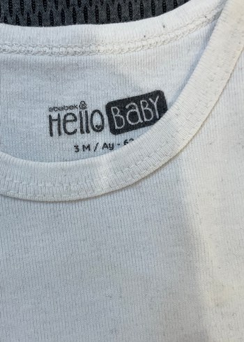 Bebek Kız Kısa Kollu Düğmeli Body - Görsel 6