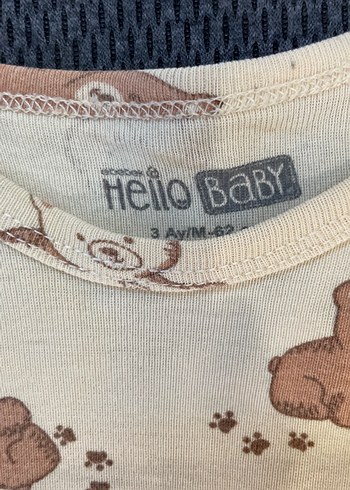 Bebek Kız Kısa Kollu Düğmeli Body - Görsel 3