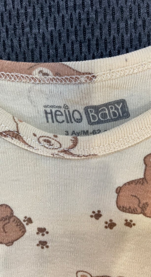 Bebek Kız Kısa Kollu Düğmeli Body - Görsel 3