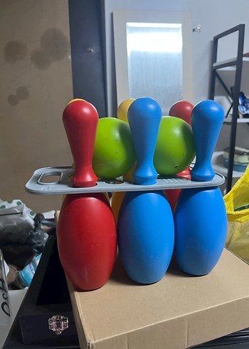 Renkli Mini Bowling Oyuncak Seti - Görsel 2