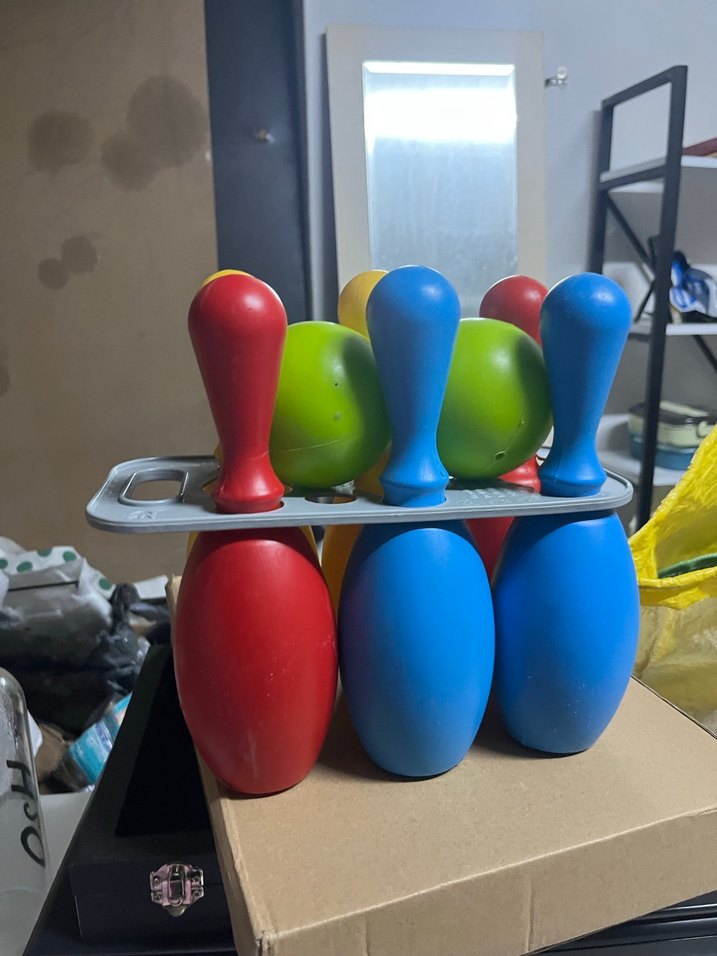 Renkli Mini Bowling Oyuncak Seti - Görsel 2