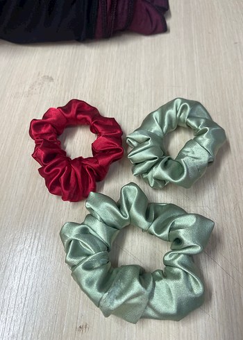 Renkli Saten Elastik Toka Seti - Görsel 2