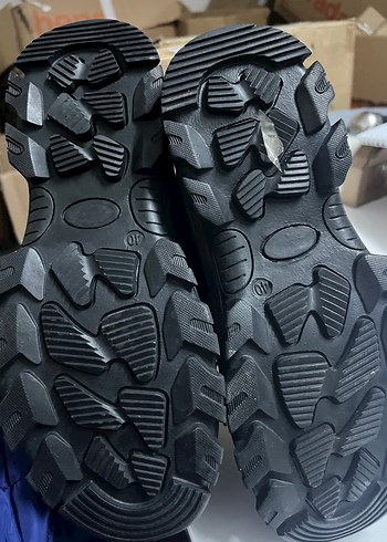 40 numara Siyah Bağcıklı Erkek Biker Botu önü sert iş ayakkabısı - Görsel 4