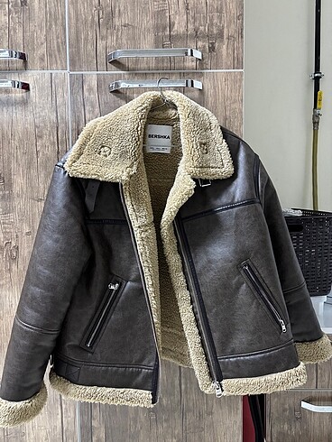 bershka kürklü ceket