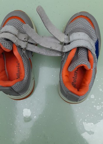 24 Beden Gri Bağcıksız Erkek Çocuk Spor Ayakkabı