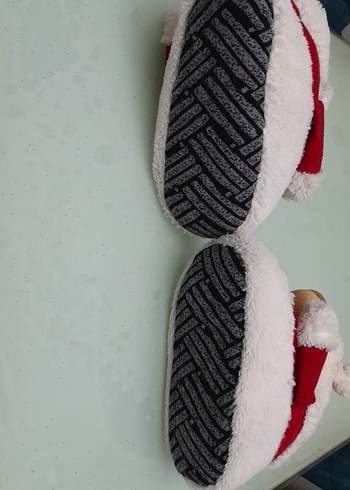 Kızlar için Beyaz Kürklü Ayıcık Ev Terliği - Görsel 4