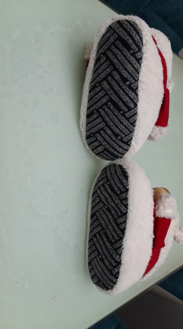 Kızlar için Beyaz Kürklü Ayıcık Ev Terliği - Görsel 4