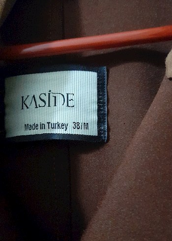 Kadın Bej Süet Uzun Trençkot - Görsel 4