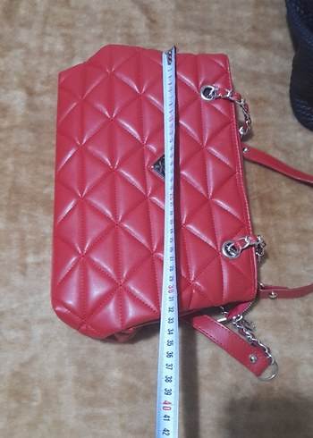 Kırmızı Kadın Çanta - Görsel 6