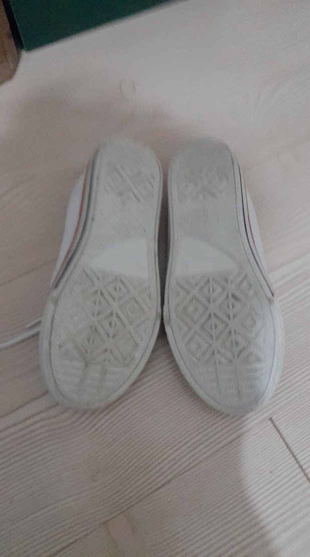 Kadın Beyaz Bağcıklı Günlük Spor Ayakkabı - Görsel 3