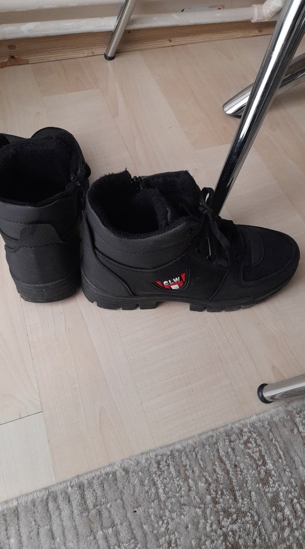 Siyah Bağcıklı Erkek Çocuk Kauçuk Bot - Görsel 3