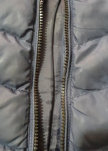 Koyu Mavi Fermuarlı Erkek Kış Montu - Görsel 10