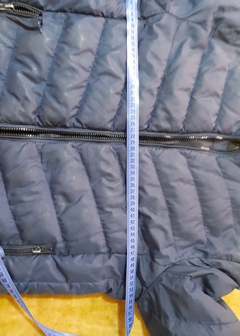 Koyu Mavi Fermuarlı Erkek Kış Montu - Görsel 8