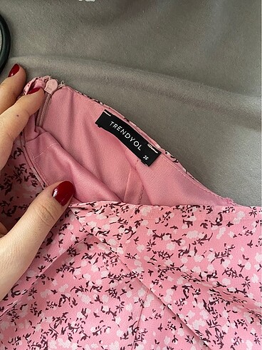 pembe mini etek