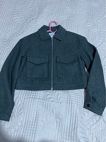 Bershka gri ceket