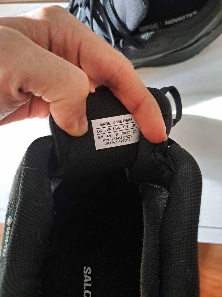 Salomon Goretex Gri Bağcıklı Erkek Outdoor Ayakkabı - Görsel 3