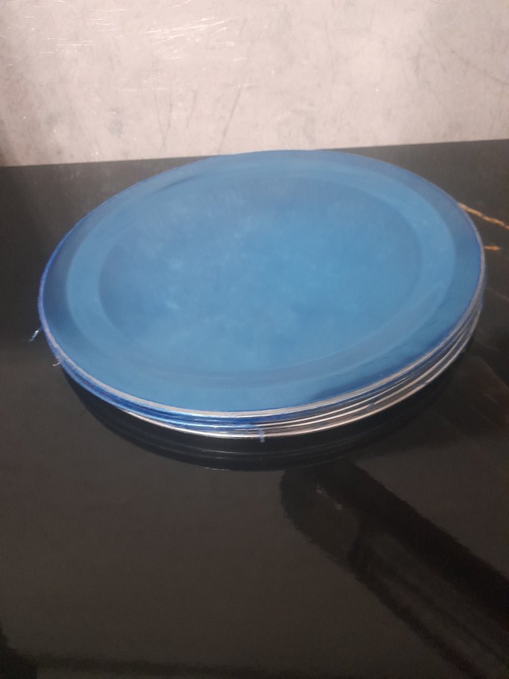 Parlak kahve sunum tepsisi - Görsel 3