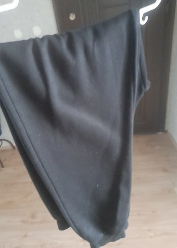 Siyah Drapeli erkek eşofman altı