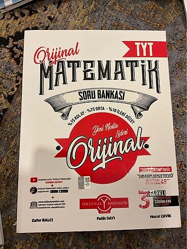 Orijinal matematik tyt soru bankası